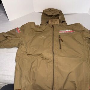 Skeeter Exclusive Logo Waterproof Outdoor Jacket Detach Hood 4XL
